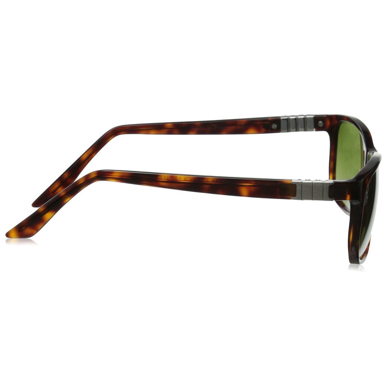 TAG Heuer 9382-303 Legend sunglasses featuring green polarized lenses and a tortoise brown acetate frame, stylish and functional for all occasions.